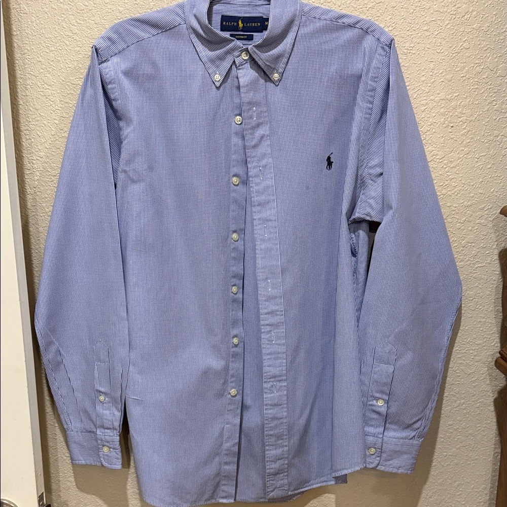 Polo by Ralph Lauren Men's Light Blue Dress Shirt